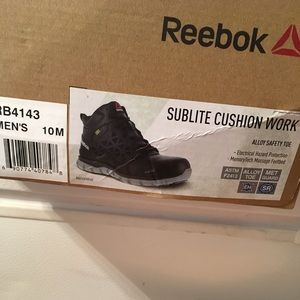 Reebok’s steel toe work shoes